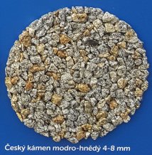 Český kámen modro-hnědý 4-8 mm 25kg