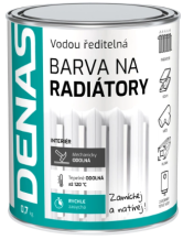 DENAS BARVA NA RADIÁTORY rychleschnoucí bílá