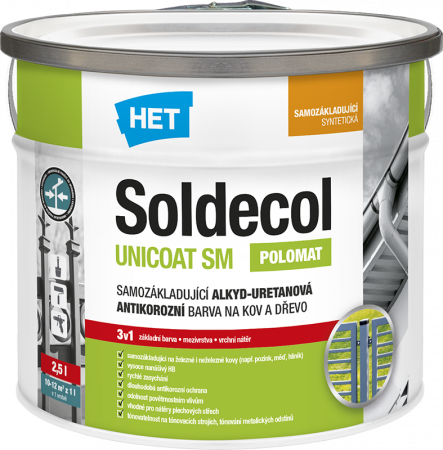 Soldecol UNICOAT SM  - odstíny ready mix 2,5l