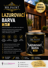 MR.PAINT lazurovací barva 3v1  0,75l