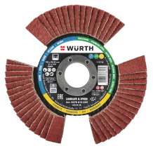 Würth Lamelový kotouč CERALINE Longlife & Speed Pro optimální vizuální kontrolu při obrábění oceli, nerezové oceli a hliníku