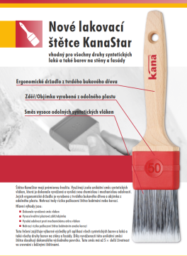 Štětce Kana Star Skladem!