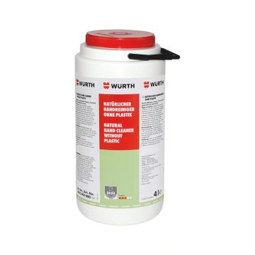 Würth ČISTICÍ PROSTŘEDEK NA RUCE NATURE, BEZ OBSAHU PLASTŮ 4l