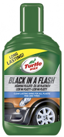 Turtle Wax Lesk pro plasty exteriérů Black In A Flash 300 ml