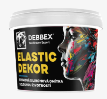 Prémiová silikonová omítka ELASTIC DEKOR 25kg