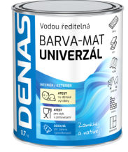 DENAS UNIVERZÁL-MAT vrchní barva na dřevo, kov a beton 0,7kg