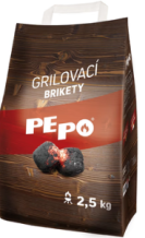 PE-PO grilovací brikety 2,5 kg