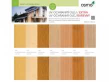 Vzorník Osmo Tablo - UV ochranný olej