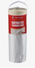 Zakrývací fólie s maskovací páskou