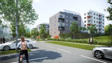 Jsme dodavatelem vysoce otěruvzdorných barev na projekt Tulipacity objekt E a D.