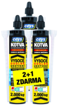 Ceys chemická kotva vinylester, 300 ml, 2 + 1